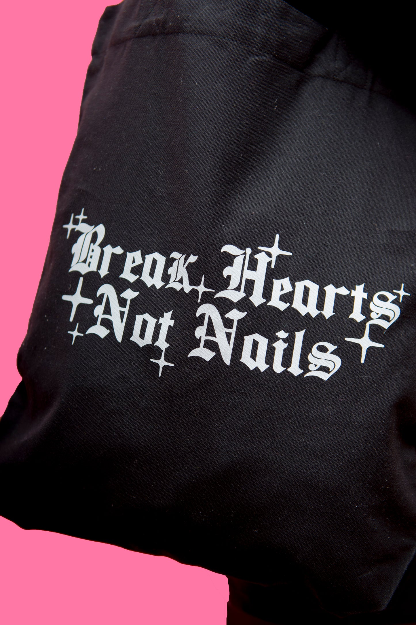 Tote bag "Break Hearts Not Nails"