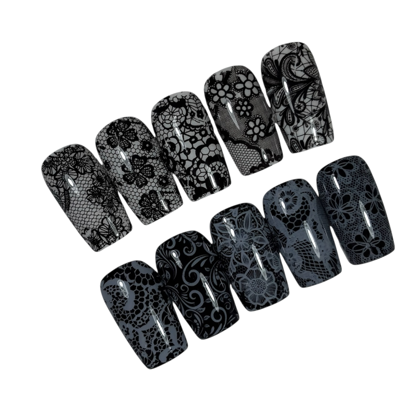 Foils pour nailart - plusieurs motifs et couleurs