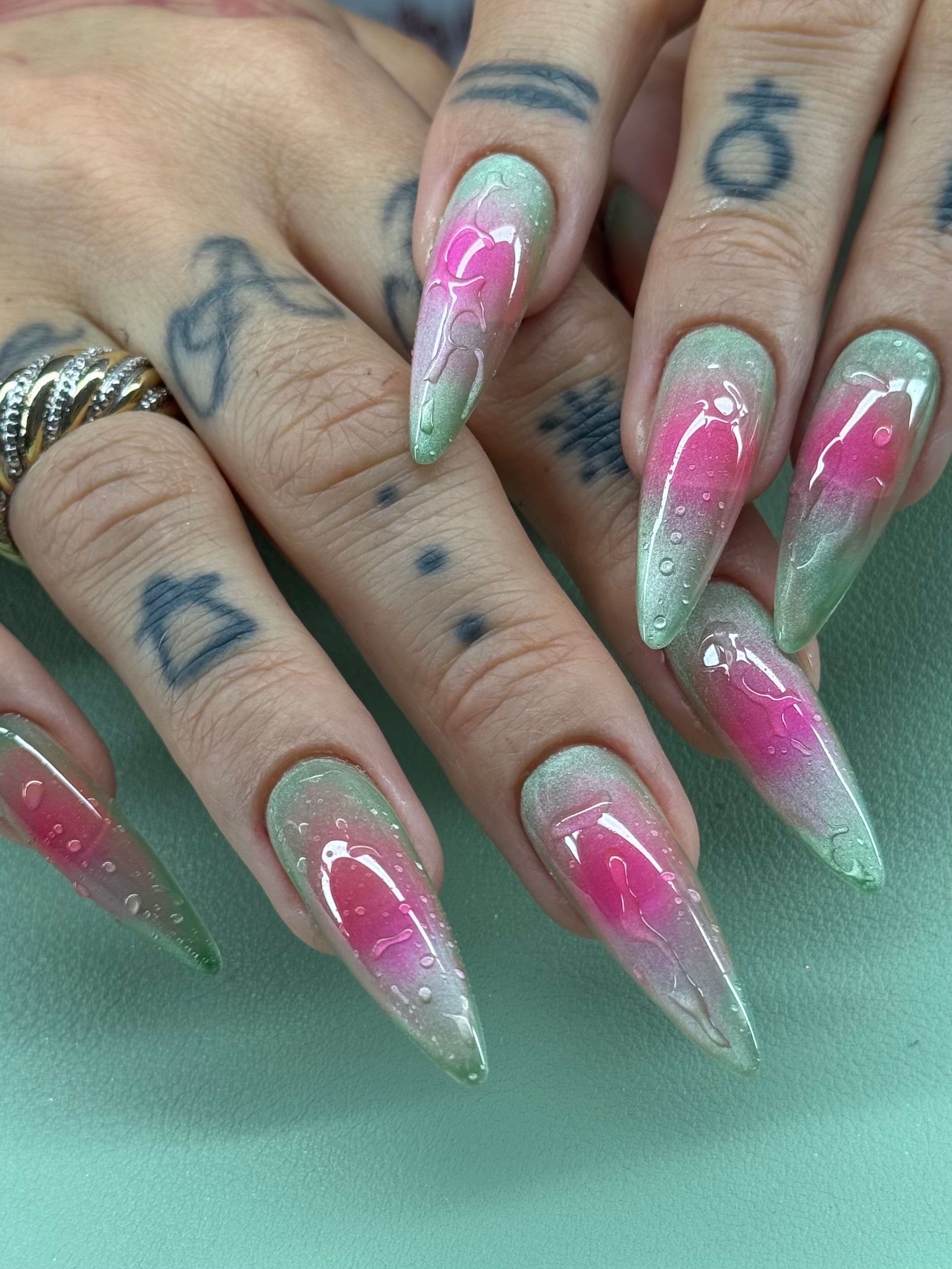 Raindrop duo - Top coat effet gouttes d'eau