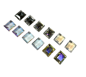 Rectangle Pastel Strass