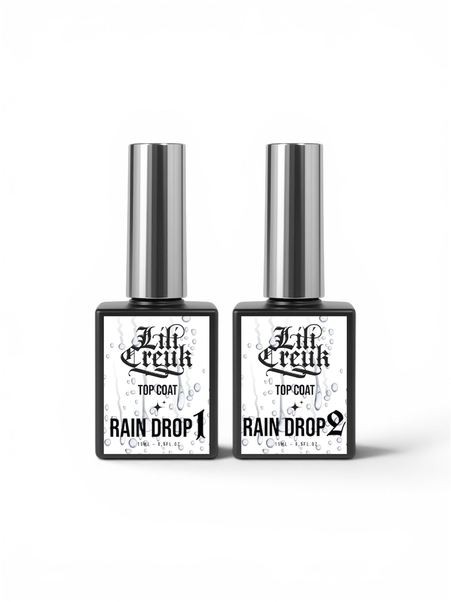 Raindrop duo - Top coat effet gouttes d'eau
